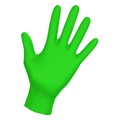Carter Derma-Vue, Nitrile Exam Gloves, Nitrile, Powder-Free, L, 100 PK, Green IS382313